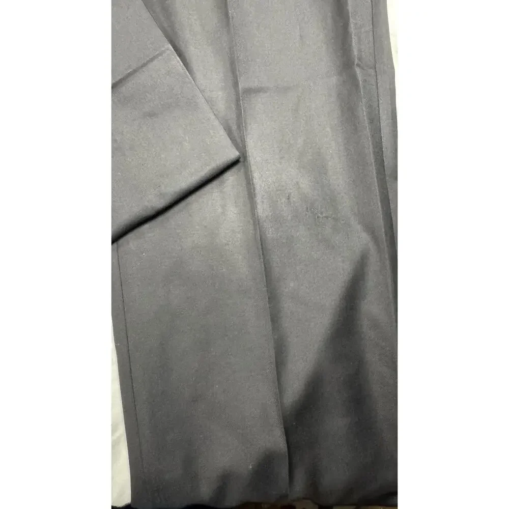 Samuelsohn Dress Pants Flat Front Wool Blend Men’s 34x30 Black Career
